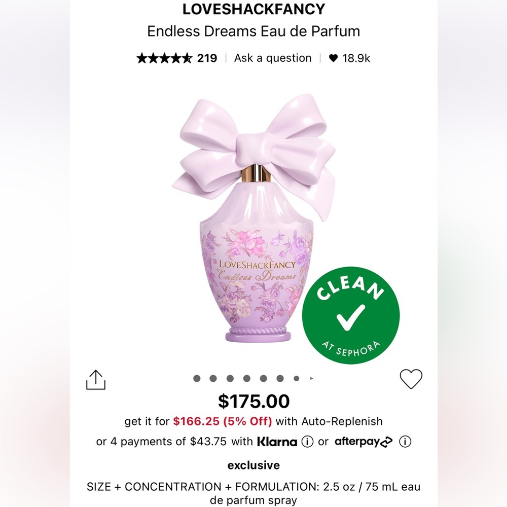 🌸LOVESHACKFANCY Discovery Set EDP 1.5 mL x 4 - Picture 7 of 9